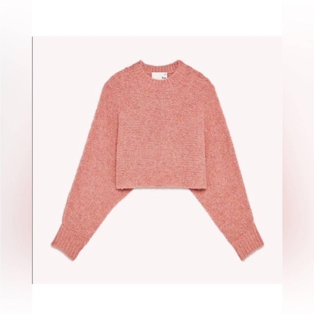 Aritzia Wilfred Free Lolan Wool Cropped Sweater